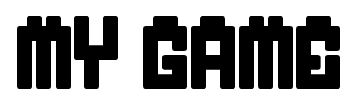 My Game font